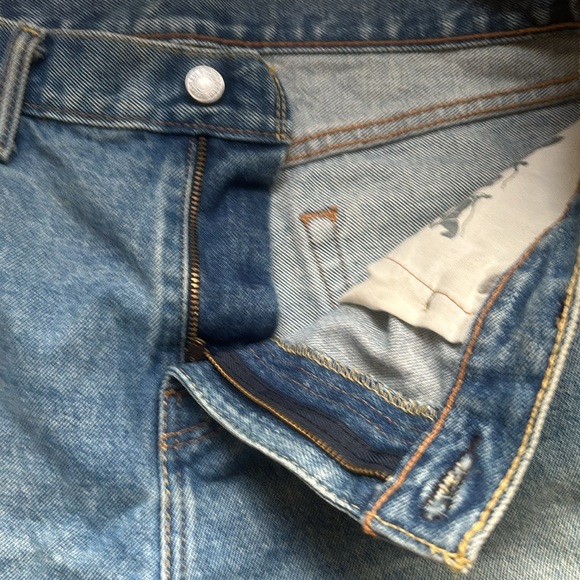 Levi’s Strauss & Co 511 Cutoff Shorts Size 33 Blue Jeans Red Tab - Picture 2 of 12